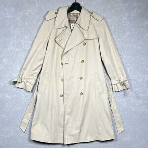 Vintage Herno Double Breasted Belted Trench Coat Jacket Women’s Small Beige